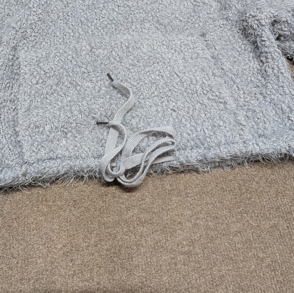 FREE PEOPLE FP Movement (Small) Cozy Heatin Up Bubble Pullover Oversize Gray - Picture 5 of 10